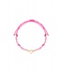  Fuchsia Roze Armband met Gouden Hartje - Koop Nu