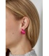 Summer hit druppel oorbellen - fuchsia