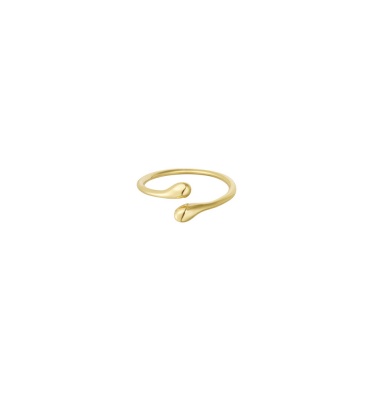 Basic open ring - goud