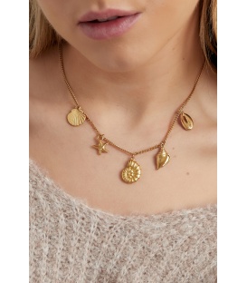 Bedelketting summer lovin - goud