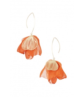 Charming Flower oorbellen - oranje SKU0292869-738 Oranje Groothandel SKU0292869-738