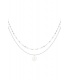 Ketting smiley day - zilver SKU0217464-111 Zilver Groothandel SKU0217464-111