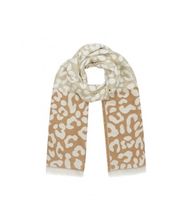 Wintersjaal leopard lover - beige SKU0605215-502 Beige Groothandel SKU0605215-502