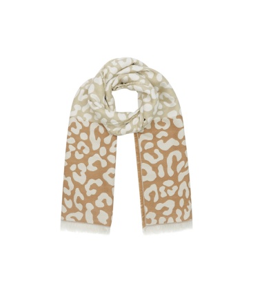 Wintersjaal leopard lover - beige SKU0605215-502 Beige Groothandel SKU0605215-502