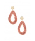 Shimmering Drop Beads oorbellen - rood SKU0292641-348 Rood Groothandel SKU0292641-348