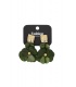 Oorbellen flower magic - groen goud SKU0292861-188 Green Gold Groothandel SKU0292861-188