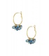 Bead it up oorbellen - blauw goud SKU0292960-208 Blauw Gold Groothandel SKU0292960-208