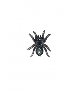 Glimmer spider brooche - blauw SKU0253447-202 Blauw Groothandel SKU0253447-202