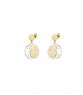 Oorbellen moonrise - goud zilver SKU0293353-158 Gold Zilver Groothandel SKU0293353-158