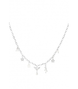 Bedelketting angel energy - Zilver kleur SKU0217836-111 Zilver kleur Groothandel SKU0217836-111